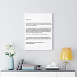 Lyrics -- 112-6192615-6368267 ver 1 -- Canvas 18x24 -- Printify