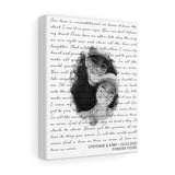 Lyrics -- Cheyenne & Kirby 05/04/2020 -- Canvas 8x10 -- Printify
