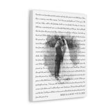 Lyrics Song -- Canvas  12"X16" -- Mike & Lacey 07.31.2021