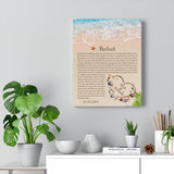 Lyrics Song -- Canvas  11"X14" -- Rich & Belinda