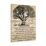 In My Life Lyrics Poster -- Canvas  24"x30" -- 5 -- printify