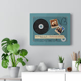 Lyrics -- Felipe & Rachel 01•13•2022 -- Canvas 11x14 -- Printify