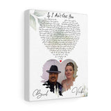 Love Anniversary -- Canvas 8"x10" -- Bird & Vicki 05/28/2022