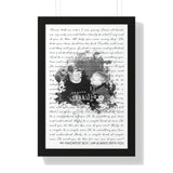 Printify Black Framed 16x24 Poster - My Favoritist Boy, I Am Always With You - Simple Man 1.3