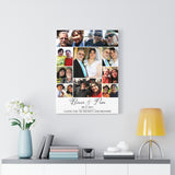 Love Anniversary Prints -- Canvas  18"X24" -- BRUCE & PAM