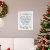 Lyrics Song -- Poster/ 16''x20'' -- Jace & Dulce Lee