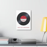 Lyrics Song -- Canvas 12"X16" --  Bryan & Tina 08/07/2022