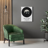 Vinyl -- Liam and Nicole 12.12.15 -- Canvas 18x24 -- Printify