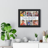 Photo -- Love, Mommy, Aaron, Ethan, Aliyah -- Black frame 11x14 -- Printify