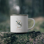 12oz Enamel Camping Mug Printify - S Summer - Botanica