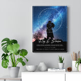 Love Anniversary Print -- Canvas 12"X16" -- Ray & Sharon