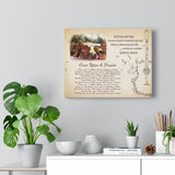 Daddy Family Prints -- Canvas 11"X14" -- JOHN M. SMITH