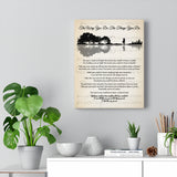 Music Song Lyrics -- Canvas 11"X14" -- The Way You Do The Things You Do