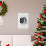 Lyrics Song -- poster/ 12''x18'' -- Adam & Ludmilla