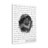 Music Lyrics Song -- Canvas 18"X24" -- Butch & Tina