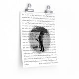Lyrics -- Ryan & Courtney 02.12.2022 -- 9x11 -- Printify