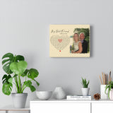 Music Lyrics Song -- Canvas 8"x10" -- Rebecca & Keith