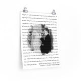 Lyrics -- Josh & Brittany 07/04/2013 -- 16x20 -- Printify
