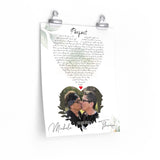 Lyrics -- Michele & Theresa 02/02/2022 -- 11x14 -- Printify