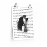 Lyrics -- Terry and Mary 04/07/90 -- 11x14 -- Printify