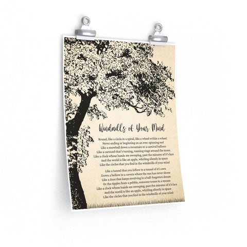 Printify 11x14 Poster - Windmills of Your Mind - Dusty Springfield