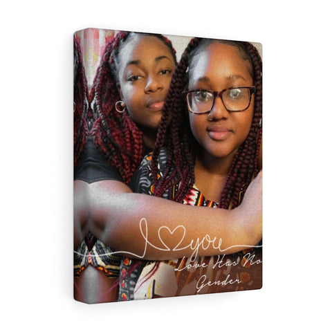 Personalized Poster -- Love Has No Gender -- Canvas 8x10 -- Printify