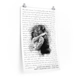 Lyrics -- Shawn and Brandi 05-04-2019 -- 20x30 -- Printify