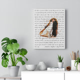 Lyrics Poster -- Armando & Angelina -- Canvas 11x14 -- printify