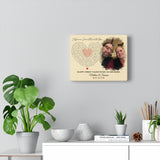 Lyrics -- Matthew & Shannon 07.22.21 -- Canvas 8x10 -- Printify