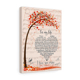 In My Life -- 14 -- Canvas 12x16 -- Printify