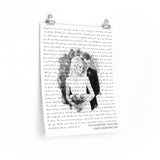 Lyrics -- Kyle & Heather 05.12.2012 -- 16x20 -- Printify