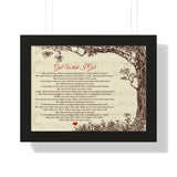 Music Lyrics Song -- Black Framed  12”x16” -- Got what I got (Jason Aldean)