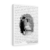 Lyrics -- Cody & Danielle 03.18.2022 -- Canvas 12x16 -- Printify