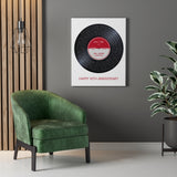 Vinyl -- Gene and Tiff 11.11.11 -- Canvas 24x30 -- Printify