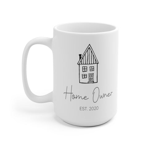 New Home Coffee Mug (Home owner 1) -- Cody & Jen -- printify( locker)