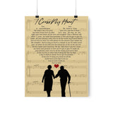 Printify P. Matte 11x14 Poster - I Cross My Heart - Design 31