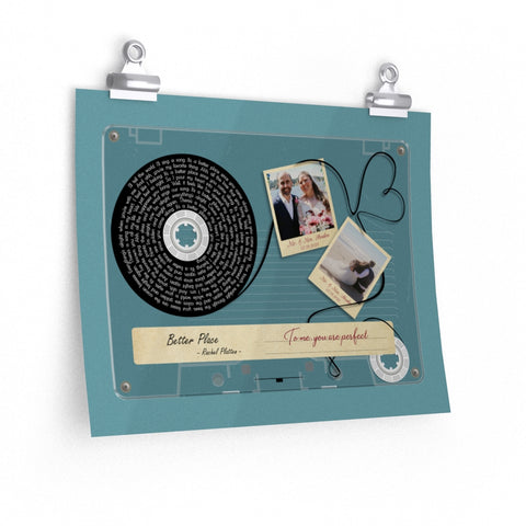 Cassette -- Mr. & Mrs. Stoakes 07.18.2021 -- 11x14 -- Printify (N)