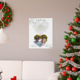 Lyrics Song -- poster/ 16"x20" -- Corey & Evie