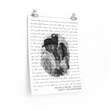 Lyrics -- Michael & Rachel 02-26-2021 -- 16x20 -- Printify