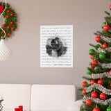 Lyrics --  Alex & Monica 02.28.2021 -- 16x20 -- Printify