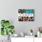 Daddy Family Prints -- Canvas 8"x10" -- Leilana & Dominic