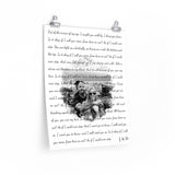 Lyrics -- J & D -- 16x20 -- Printify