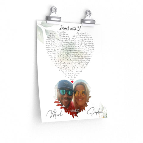 Poster -- Mark & Sophia 7-8-20 -- 9x11 -- Printify