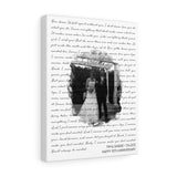 Lyrics -- Tim & Sandie 7/14/2012 -- Canvas 11x14 -- Printify