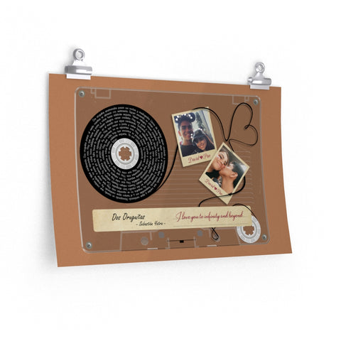 Cassette -- David & Pao -- 12x18 -- Printify