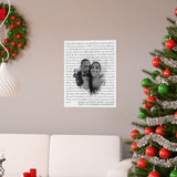 Lyrics -- Quion & Darlene Mayes 22.05.2022 -- 16x20 -- Printify