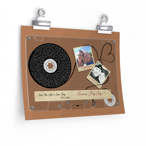 Cassette --  Sean & Courtney 03/17/2014 -- 9x11 -- Printify