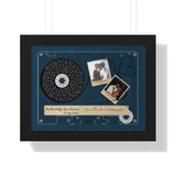 Cassette -- Leroy & Bridget 01.27.1011 -- Black Framed 12”x16” -- Printify