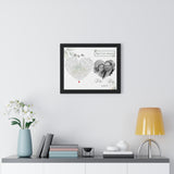 Printify Black Framed 20x16 Poster - Ross & Patti All of Me - Happy 10 Year Anniversary