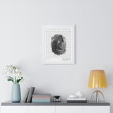 Lyrics -- Mike & Rubie 03.19.19 -- White framed 16x20 -- Printify
